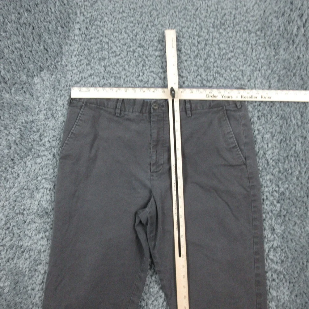 Banana Republic Pants Mens 38x32 Black Gray Mason Chino 37x29*
